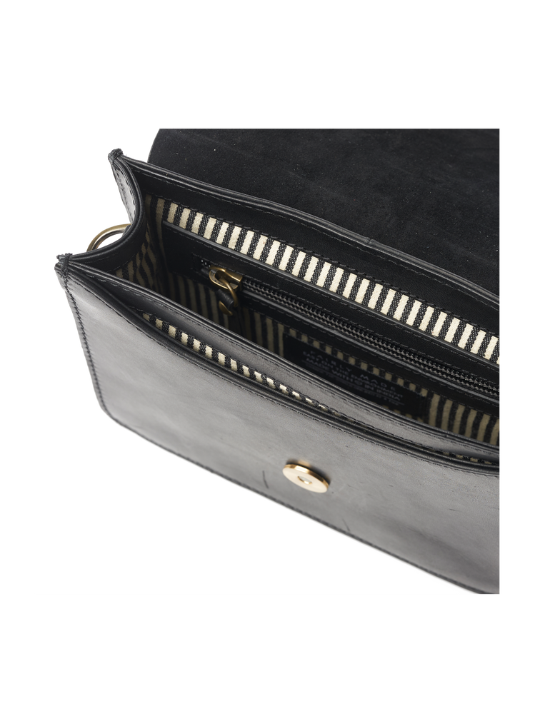 
                  
                    AUDREY Mini Black Classic Leather Bag
                  
                