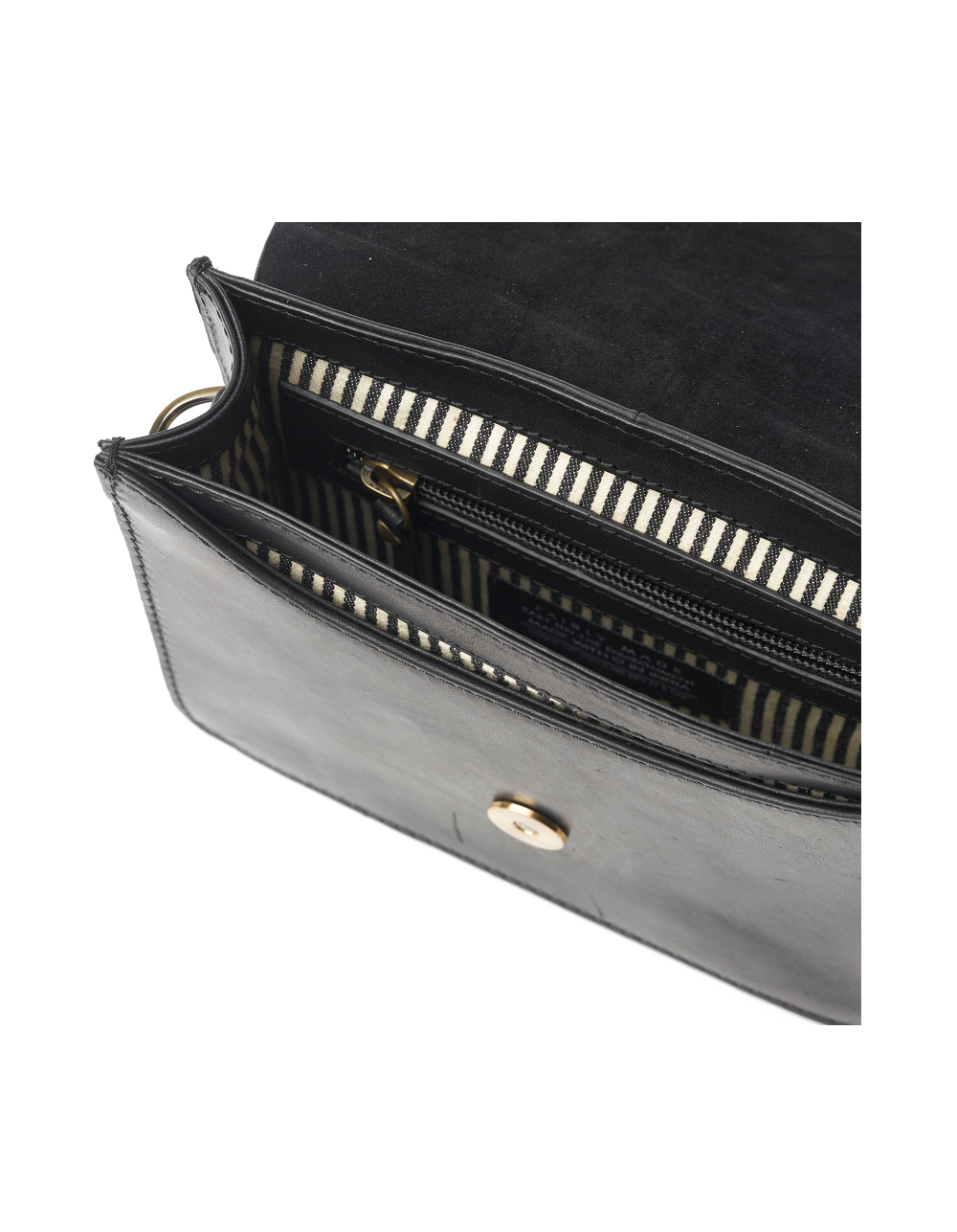 
                  
                    AUDREY Mini Black Classic Leather Bag
                  
                