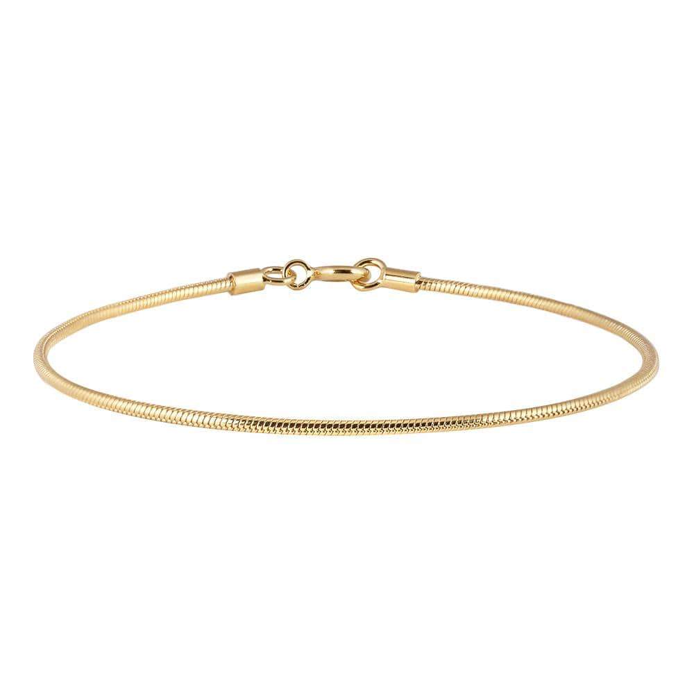 Gold Plated Round Link Bracelet