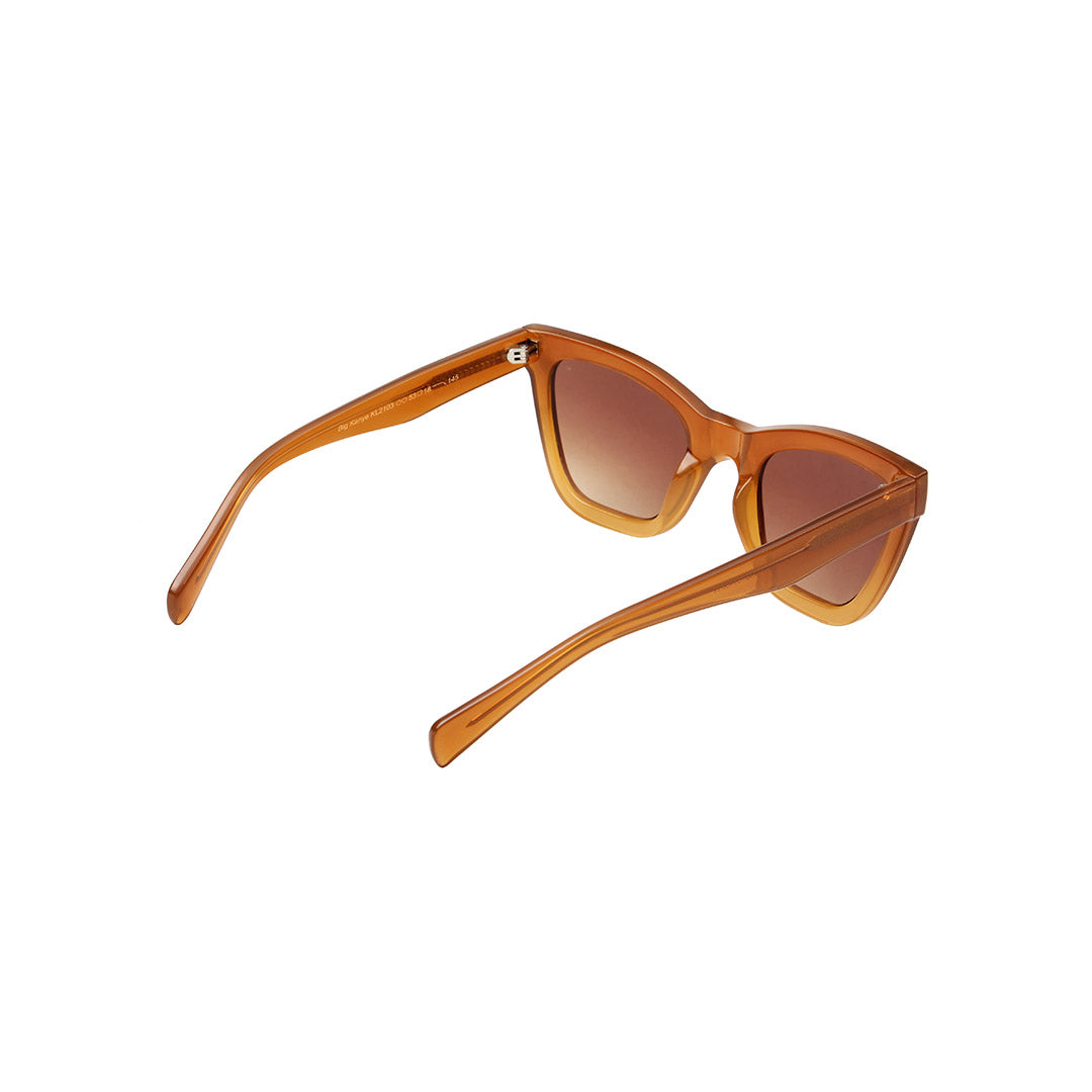
                  
                    BIG KANYE Braun/Hellbraune transparente Sonnenbrille
                  
                