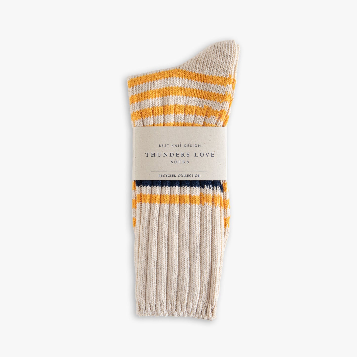 
                  
                    Marine Collection Stripes White &amp; Yellow Socken
                  
                