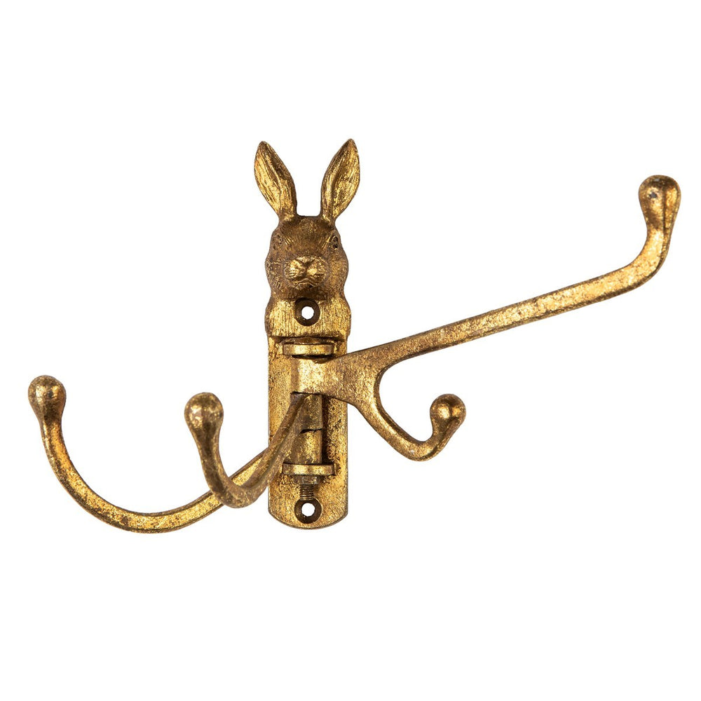 Goldfarbener Kaninchen-Mehrfachhaken