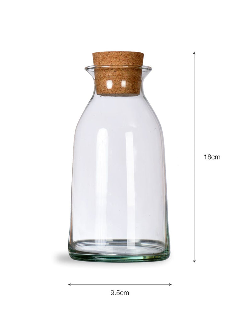
                  
                    BROADWELL Kleine Flasche aus recyceltem Glas
                  
                