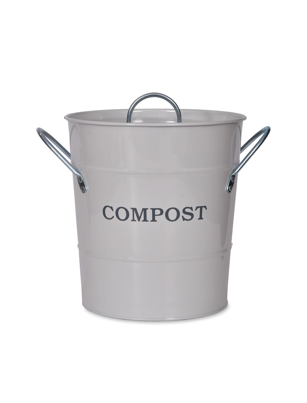 Komposteimer aus Kreidestahl