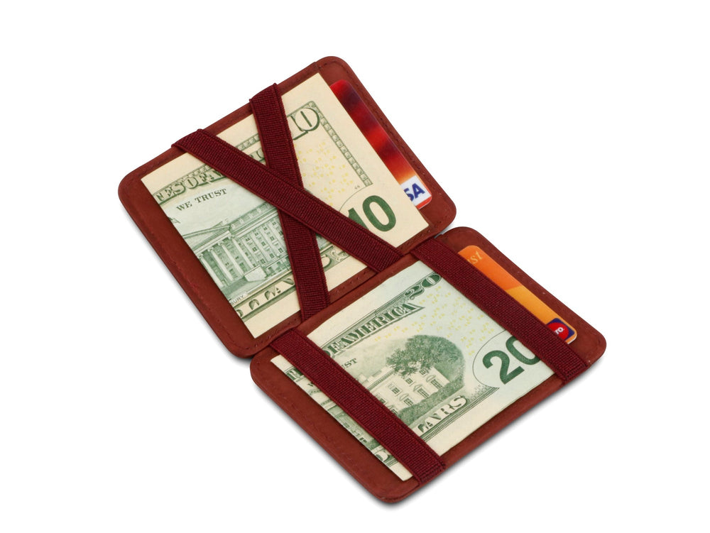 Burgundy Magic RFID Wallet