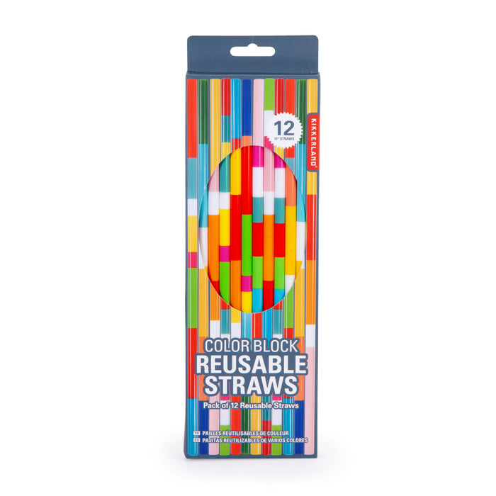 
                  
                    Colorblock Reusable Plastic Straw
                  
                