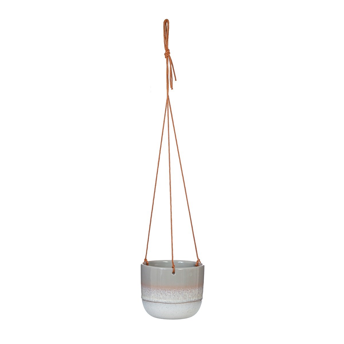 
                  
                    MOJAVE  Grey Glaze Hanging Planter
                  
                