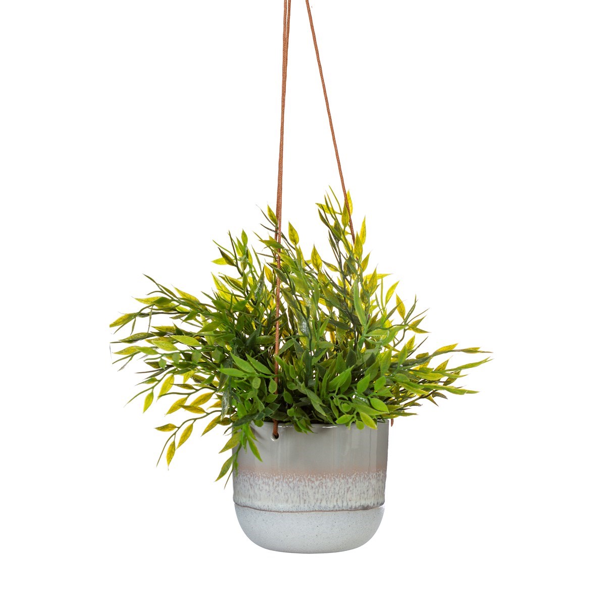 
                  
                    MOJAVE  Grey Glaze Hanging Planter
                  
                