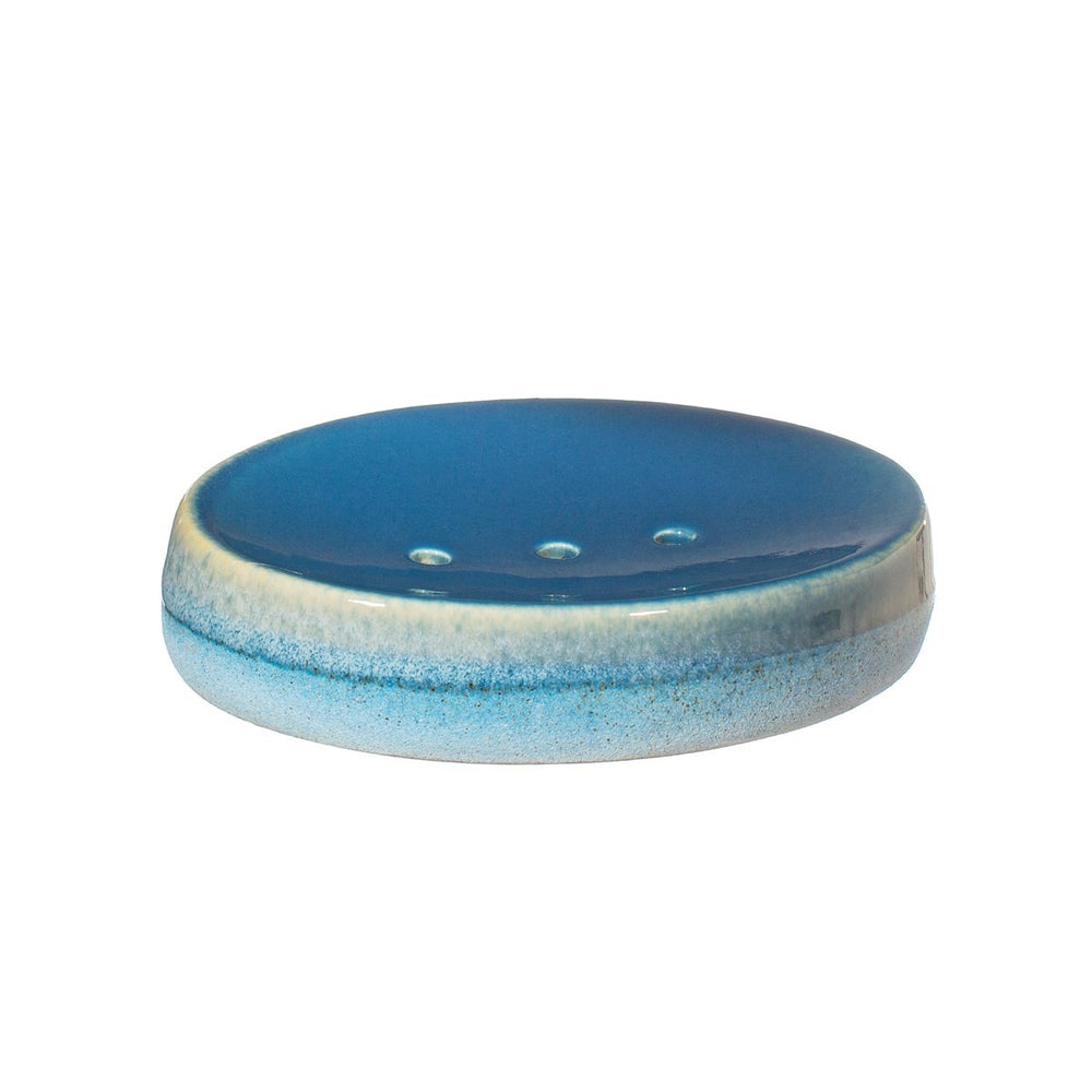 MOJAVE Blue Glaze Soap Dish