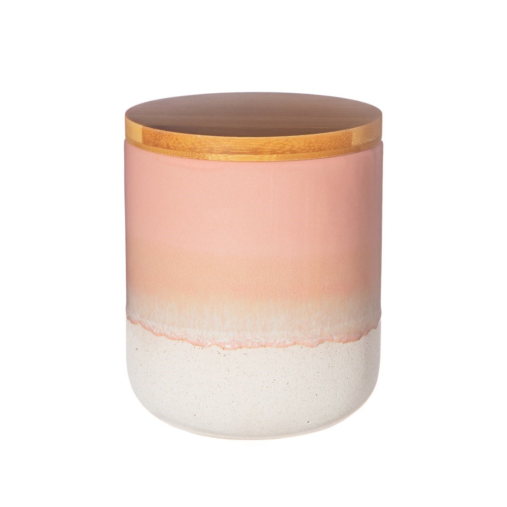 Pink Mojave Glaze Canister