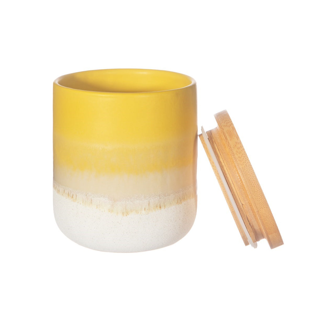 
                  
                    Yellow Mojave Glaze Canister
                  
                