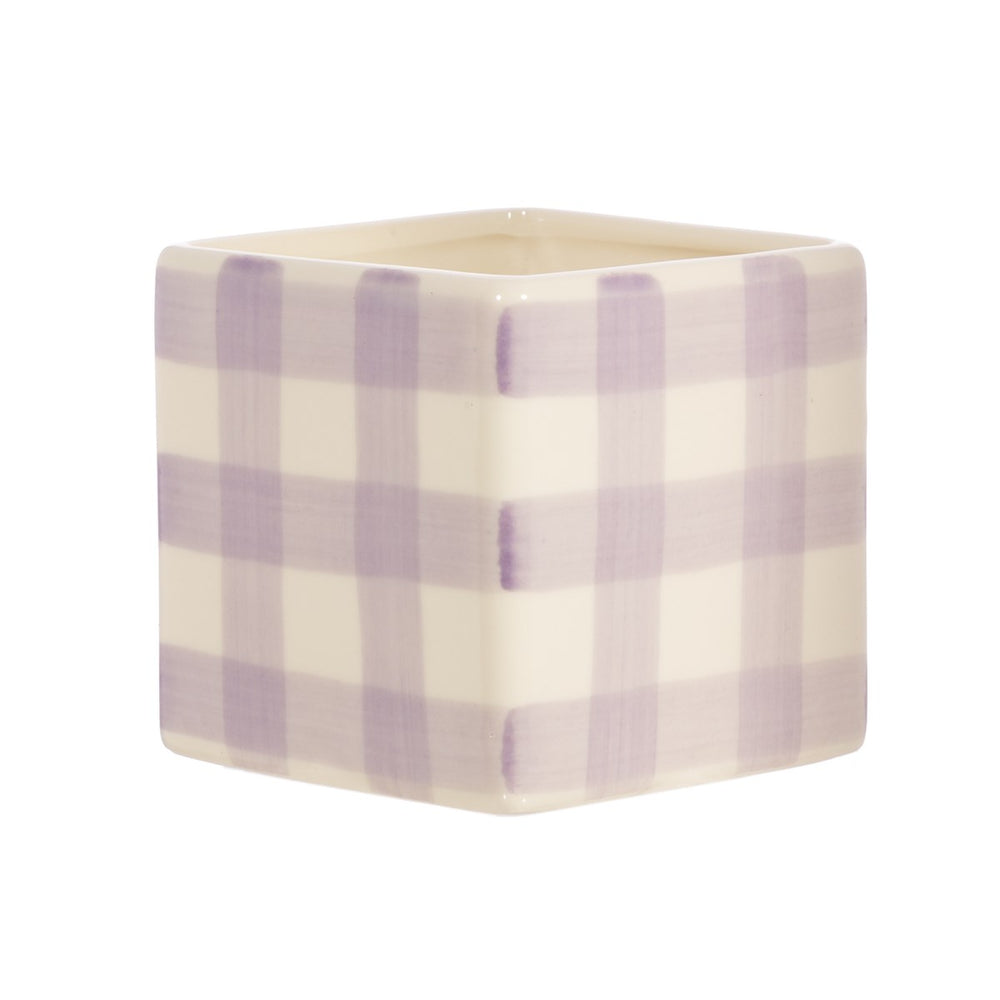 
                  
                    Lila Gingham-Pflanzer
                  
                