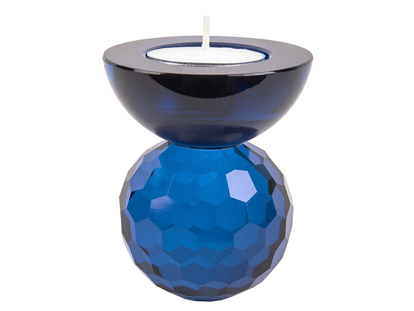 
                  
                    Kleiner blauer Kristall-Kunstschalen-Kerzenhalter
                  
                