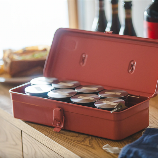 
                  
                    Medium Living Coral Steel Box
                  
                