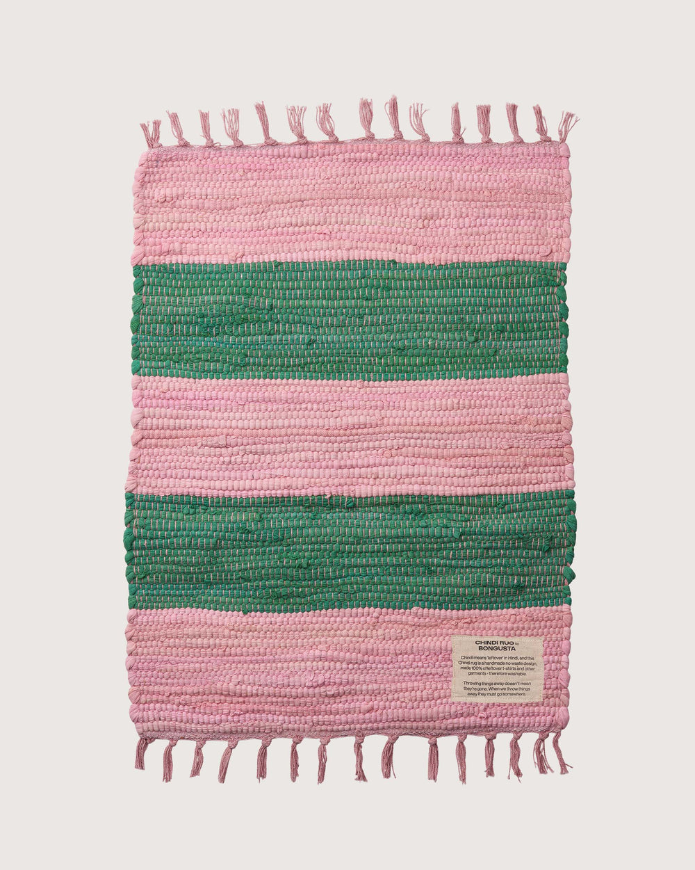 Rosa & Grass Chindi 45X60Cm Teppich