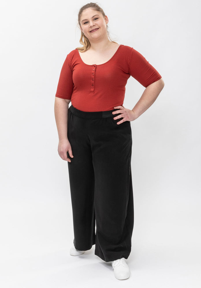 
                  
                    SANDROSE Black Trousers
                  
                