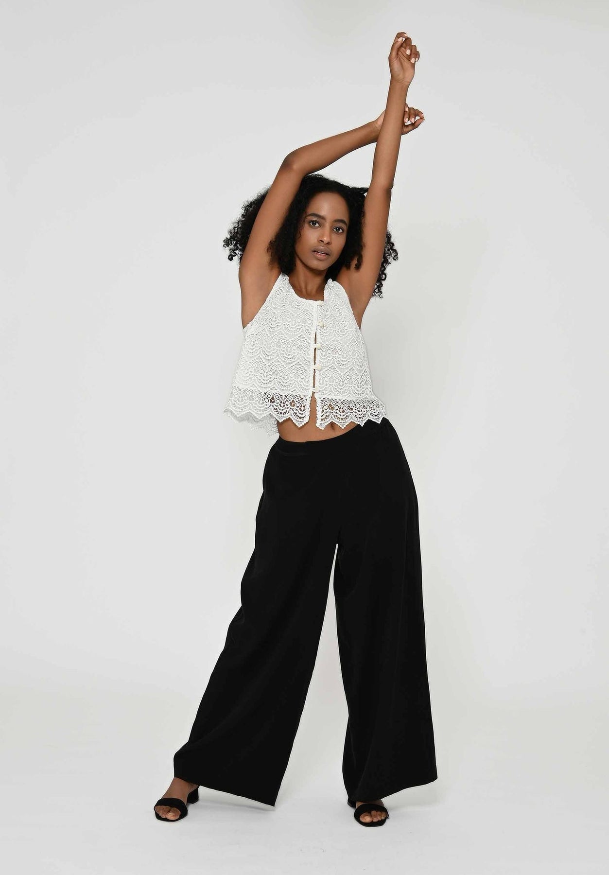 
                  
                    SANDROSE Black Trousers
                  
                
