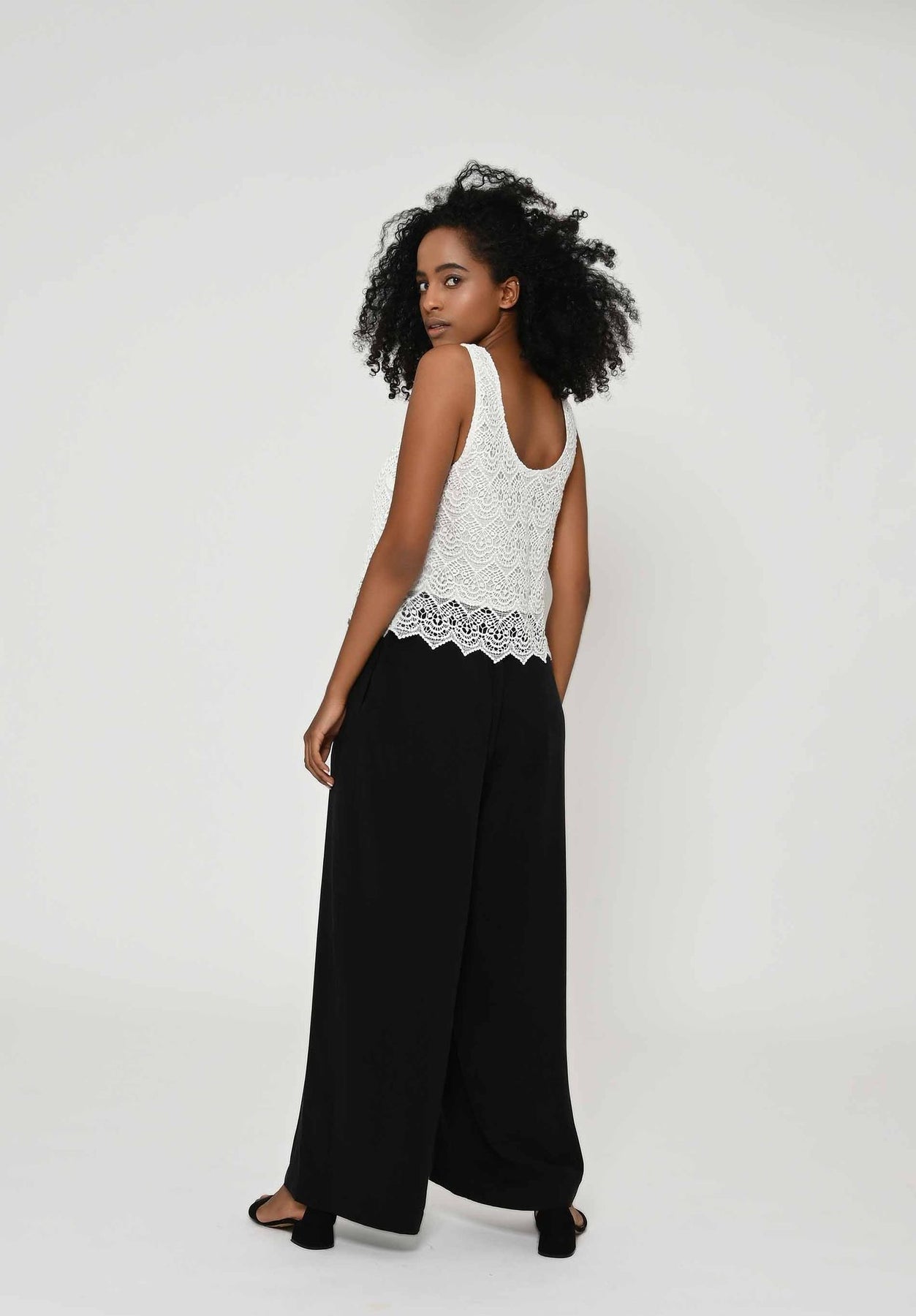 
                  
                    SANDROSE Black Trousers
                  
                