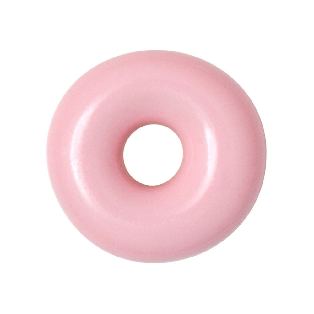
                  
                    Hellrosa Donut Emaille vergoldeter glänzender Ohrstecker
                  
                
