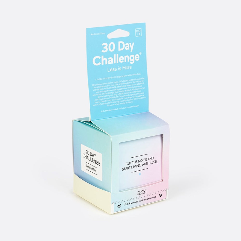 
                  
                    30 DAY CHALLENGE Less Is More Challenge Paper Game
                  
                