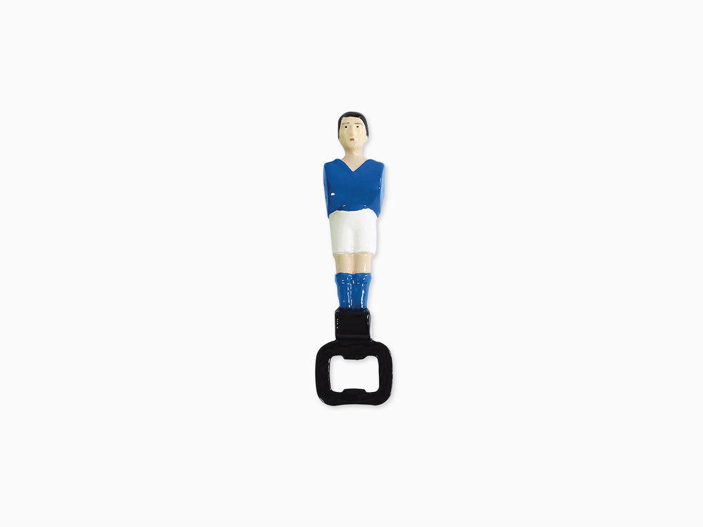 Blauer Fußball-Flaschenöffner