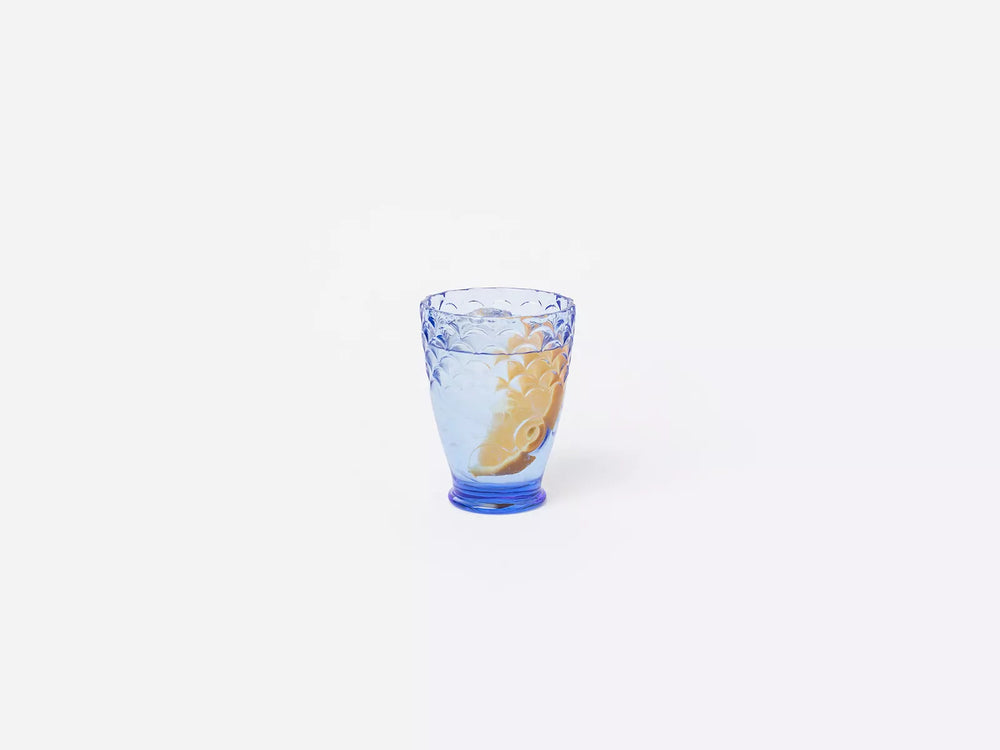 
                  
                    Blaues Koifisch-Glas-Set 
                  
                