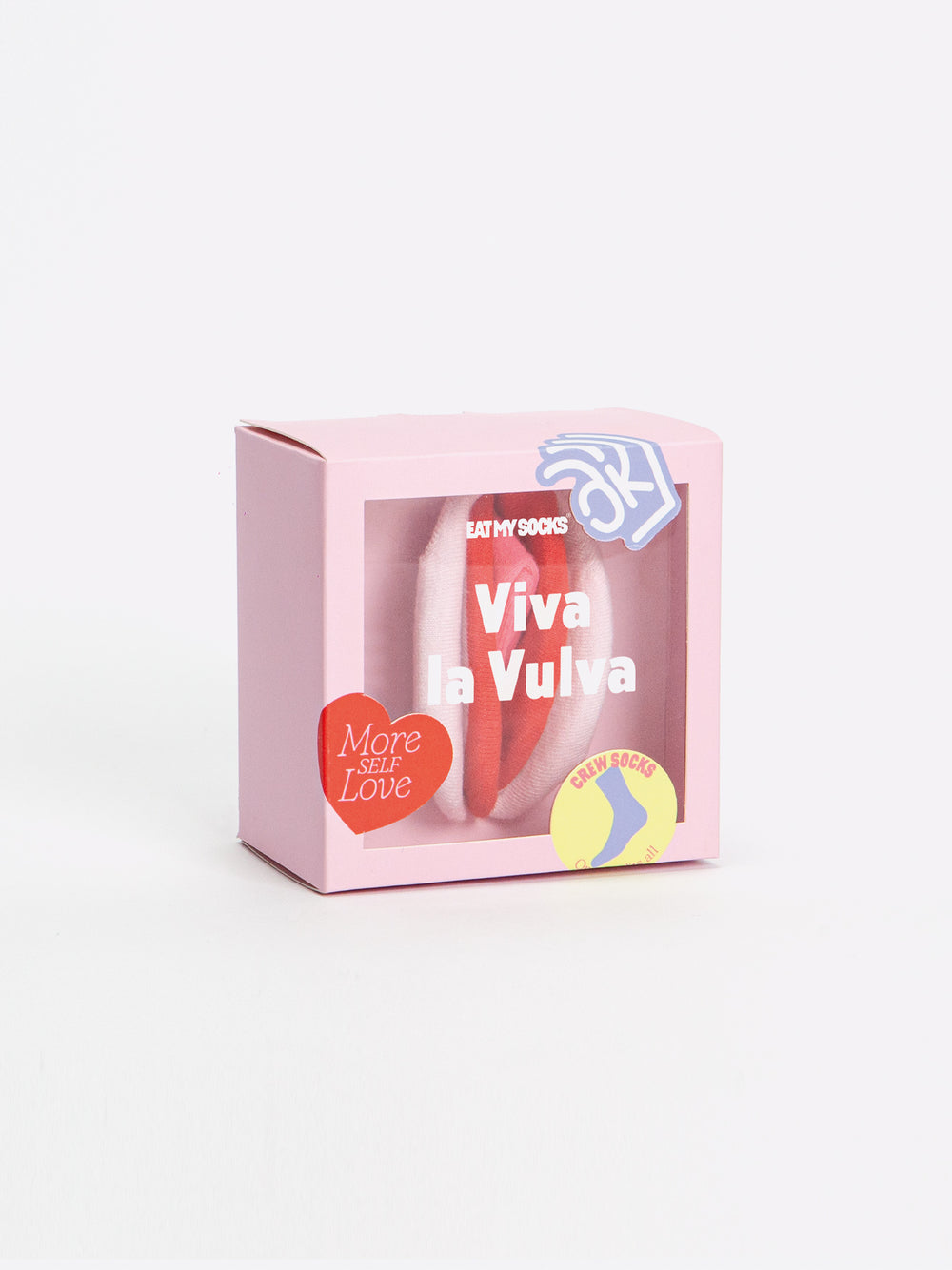 Viva La Vulva Weiße Socken