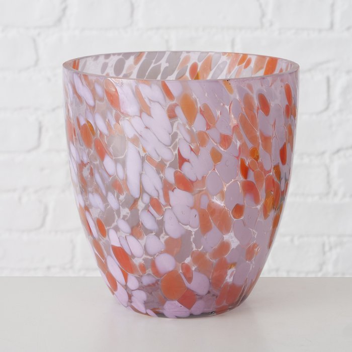 
                  
                    CLARJA Großer mehrfarbiger Kerzenhalter aus Glas
                  
                