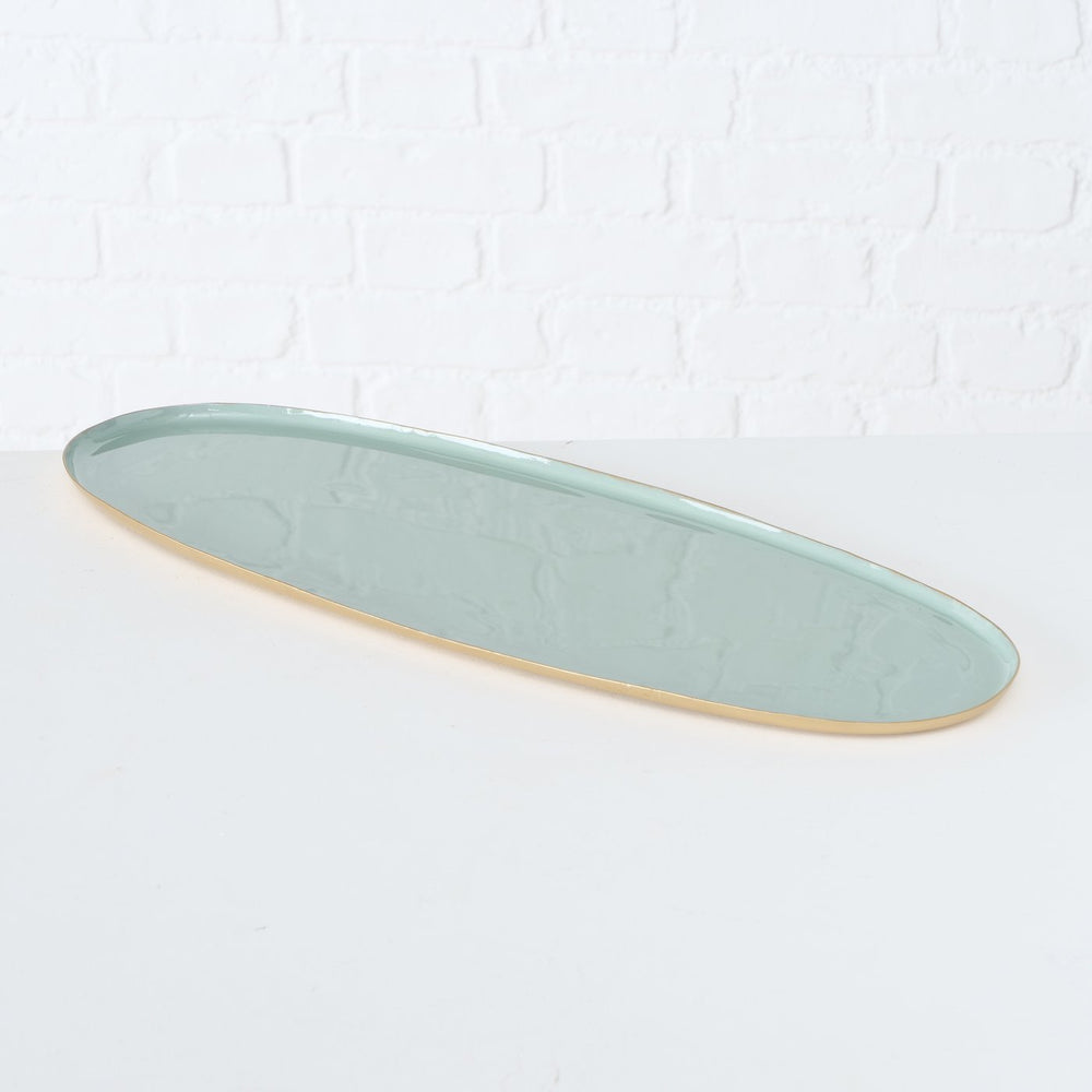 
                  
                    FIUMARA Large Sage Green Iron Tray
                  
                