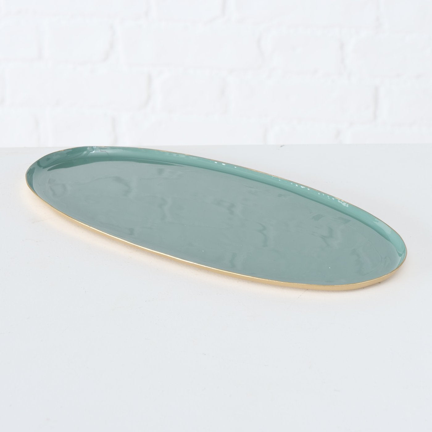 
                  
                    FIUMARA Large Sage Green Iron Tray
                  
                