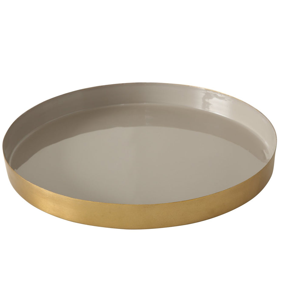 AYRA Large Light Brown Iron Tray