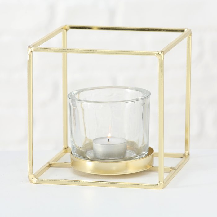 
                  
                    PAZO Small Gold Square Candle Holder
                  
                