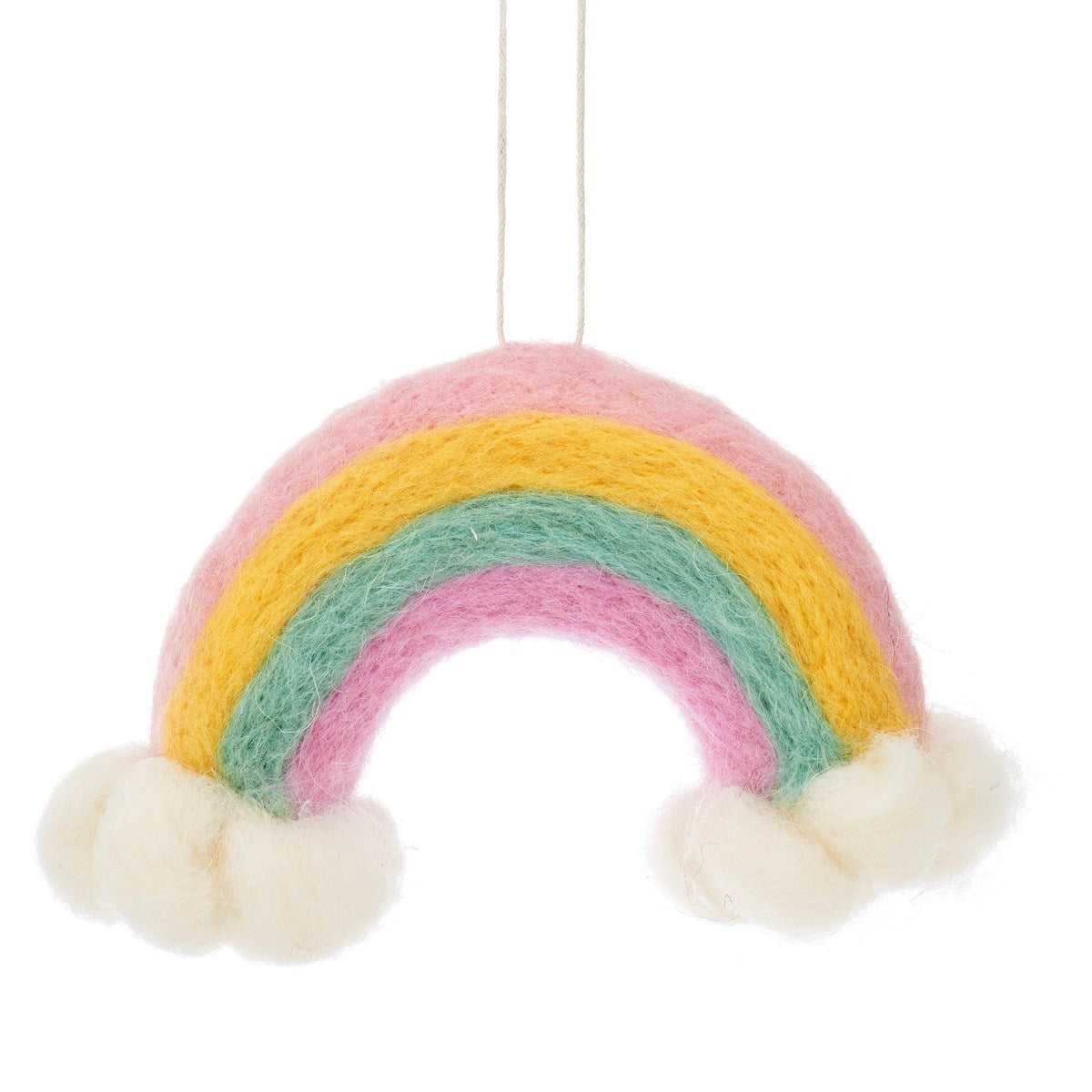 
                  
                    Regenbogen und Wolken Filzdekoration 
                  
                