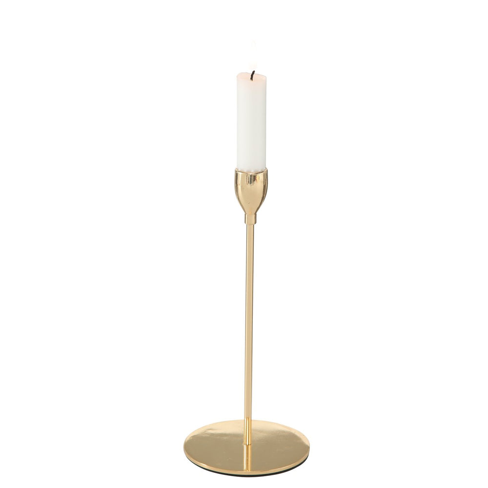 MALTE Small Gold Candle Holder