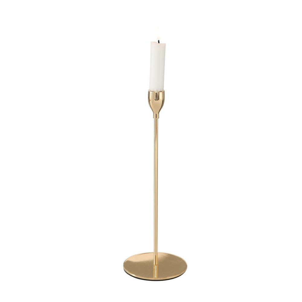 MALTE Large Gold Candle Holder