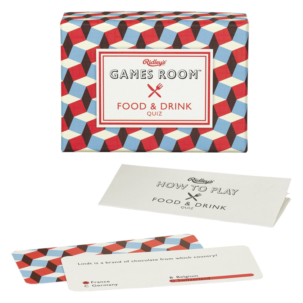 Ridley's Games Room Food & Drink Trivia Quiz