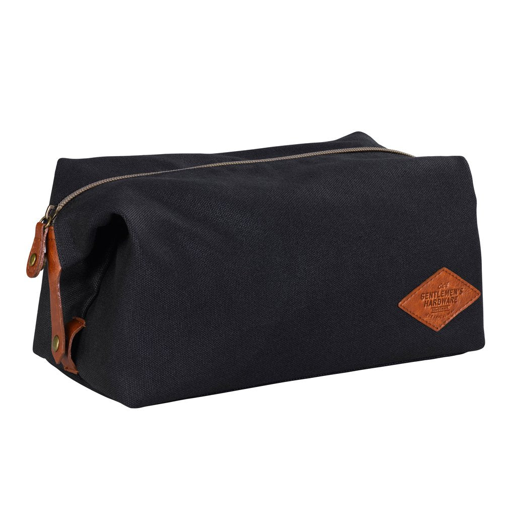 
                  
                    Charcoal Gentlemen's Hardware Wax-Canvas Washbag
                  
                