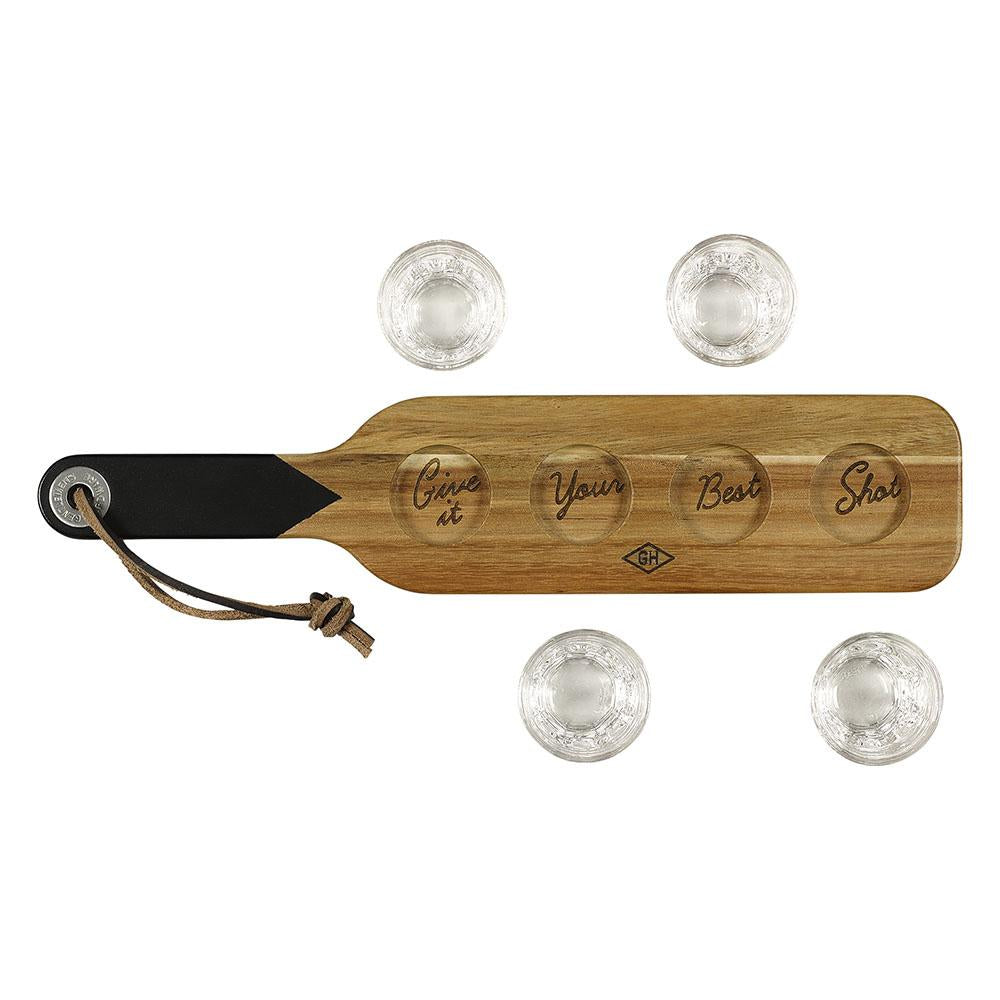 
                  
                    In Stock Shot Glasses & Serving Paddle
                  
                