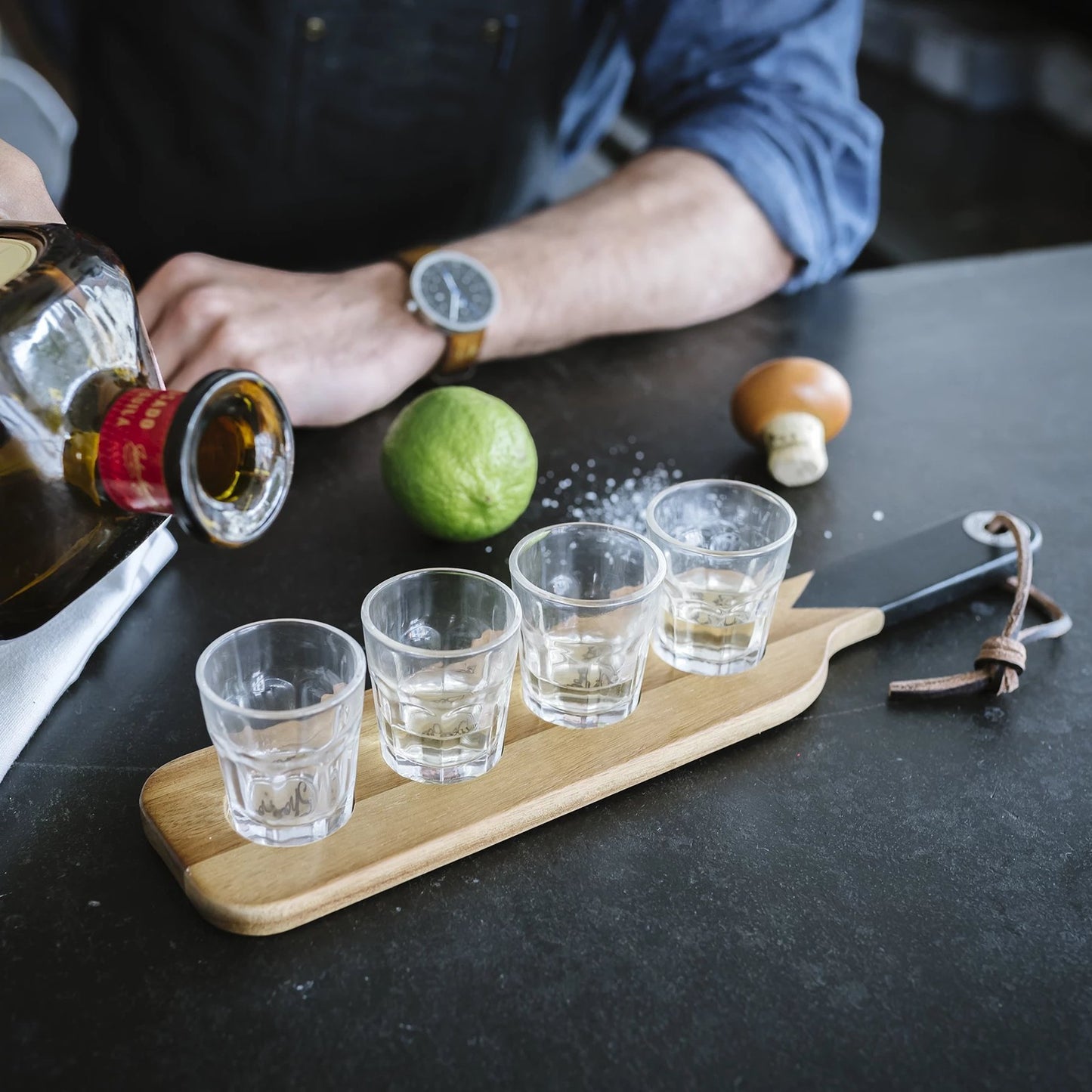 
                  
                    In Stock Shot Glasses & Serving Paddle
                  
                