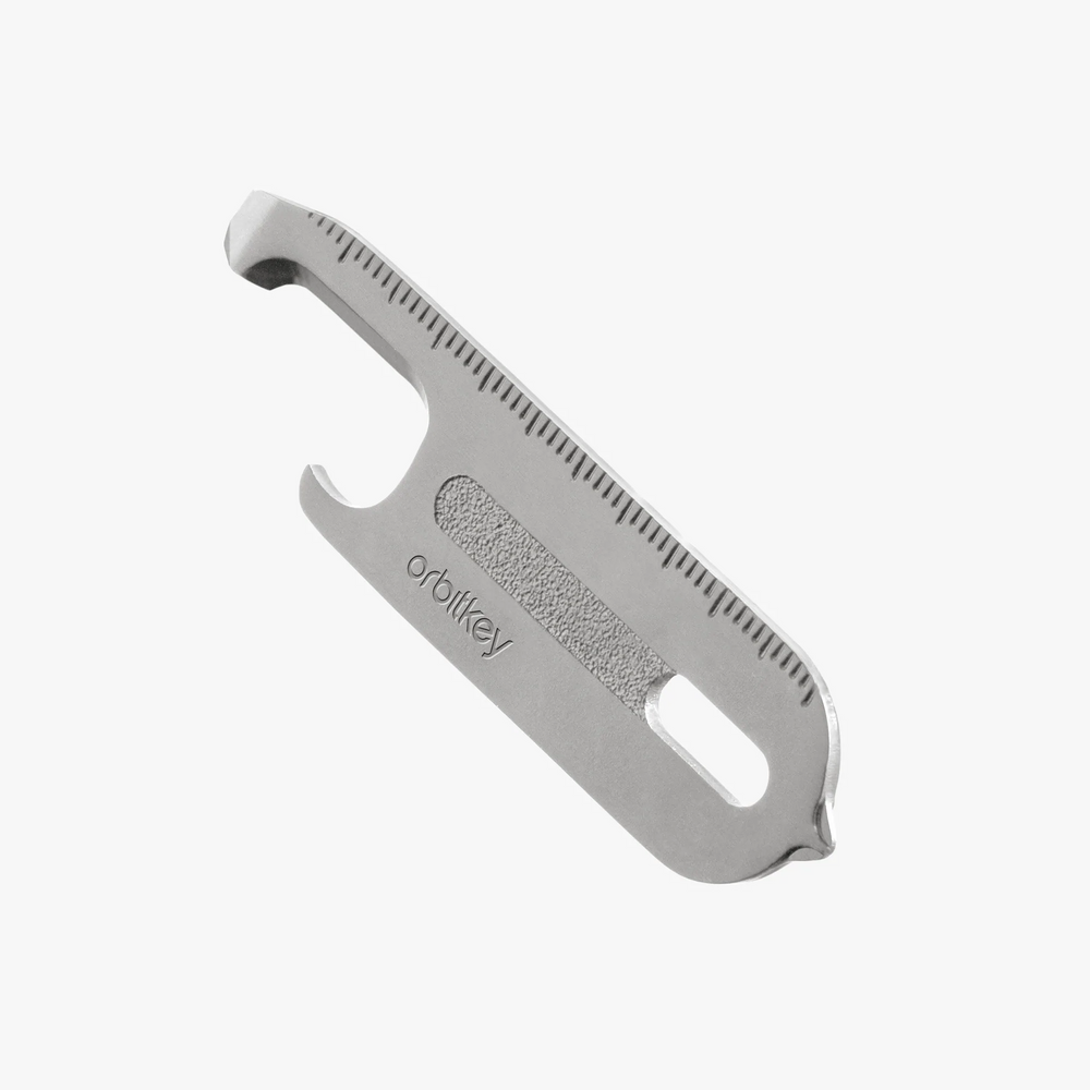 Silberner Multitool-Schlüsselanhänger