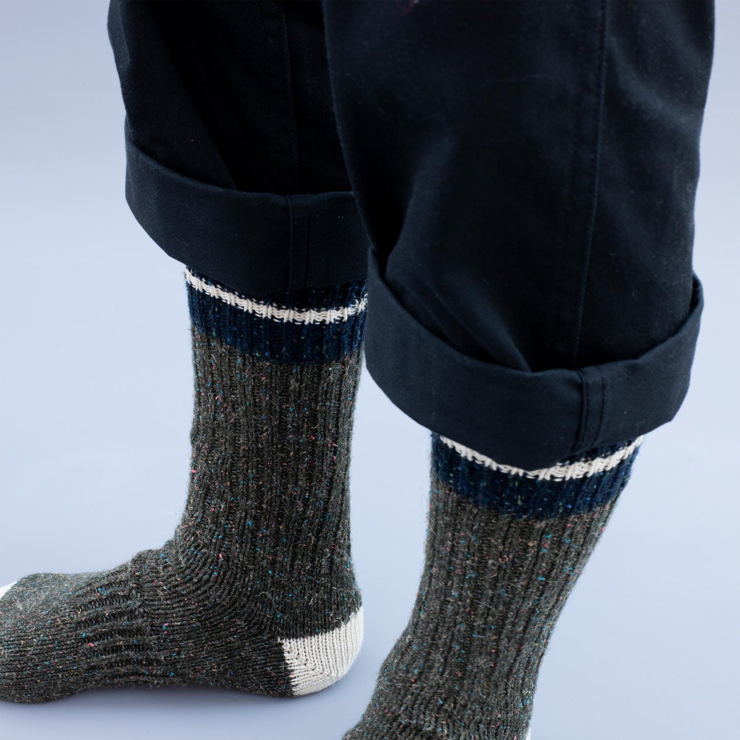 
                  
                    Grüne Socken aus der Hanfkollektion
                  
                
