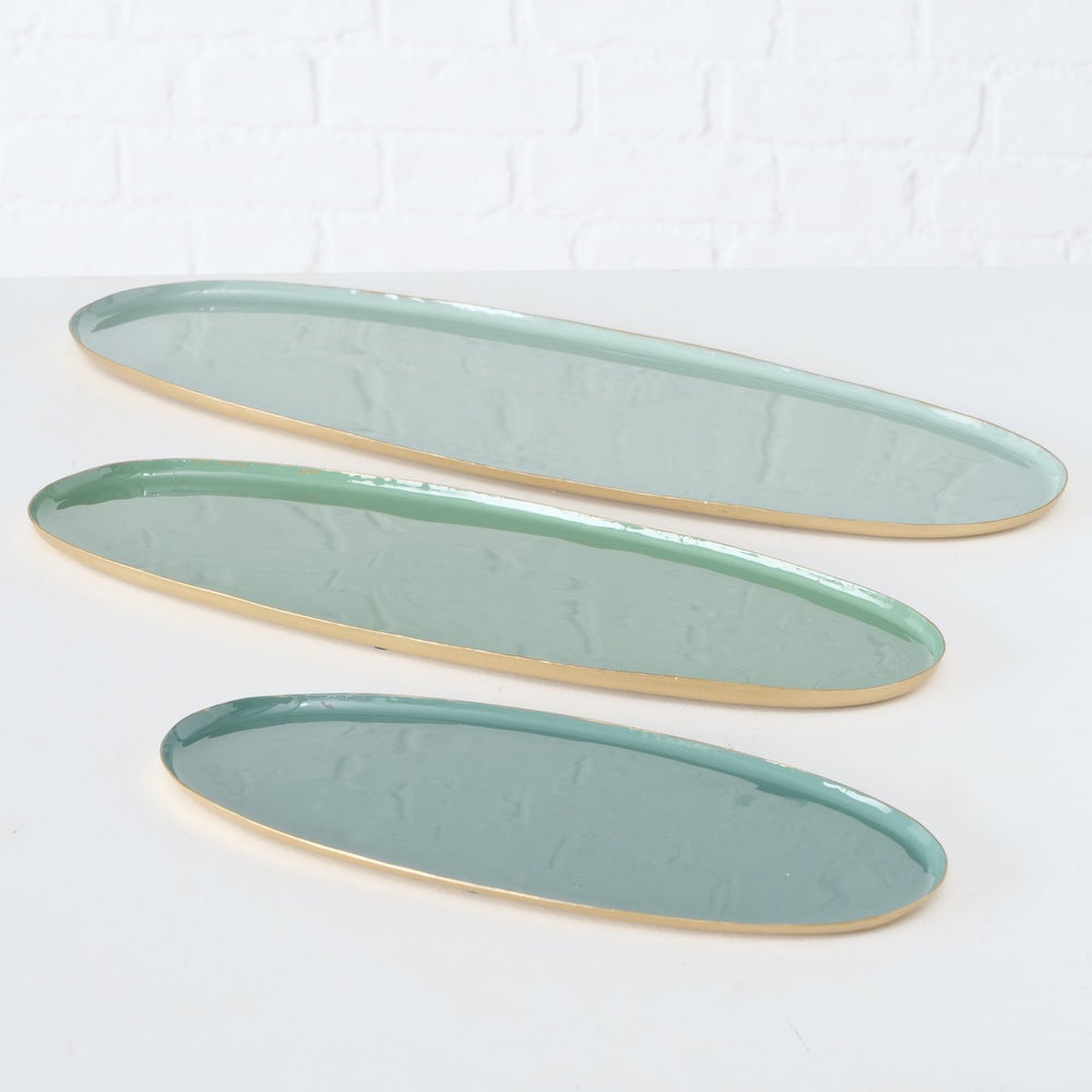 
                  
                    FIUMARA Large Sage Green Iron Tray
                  
                