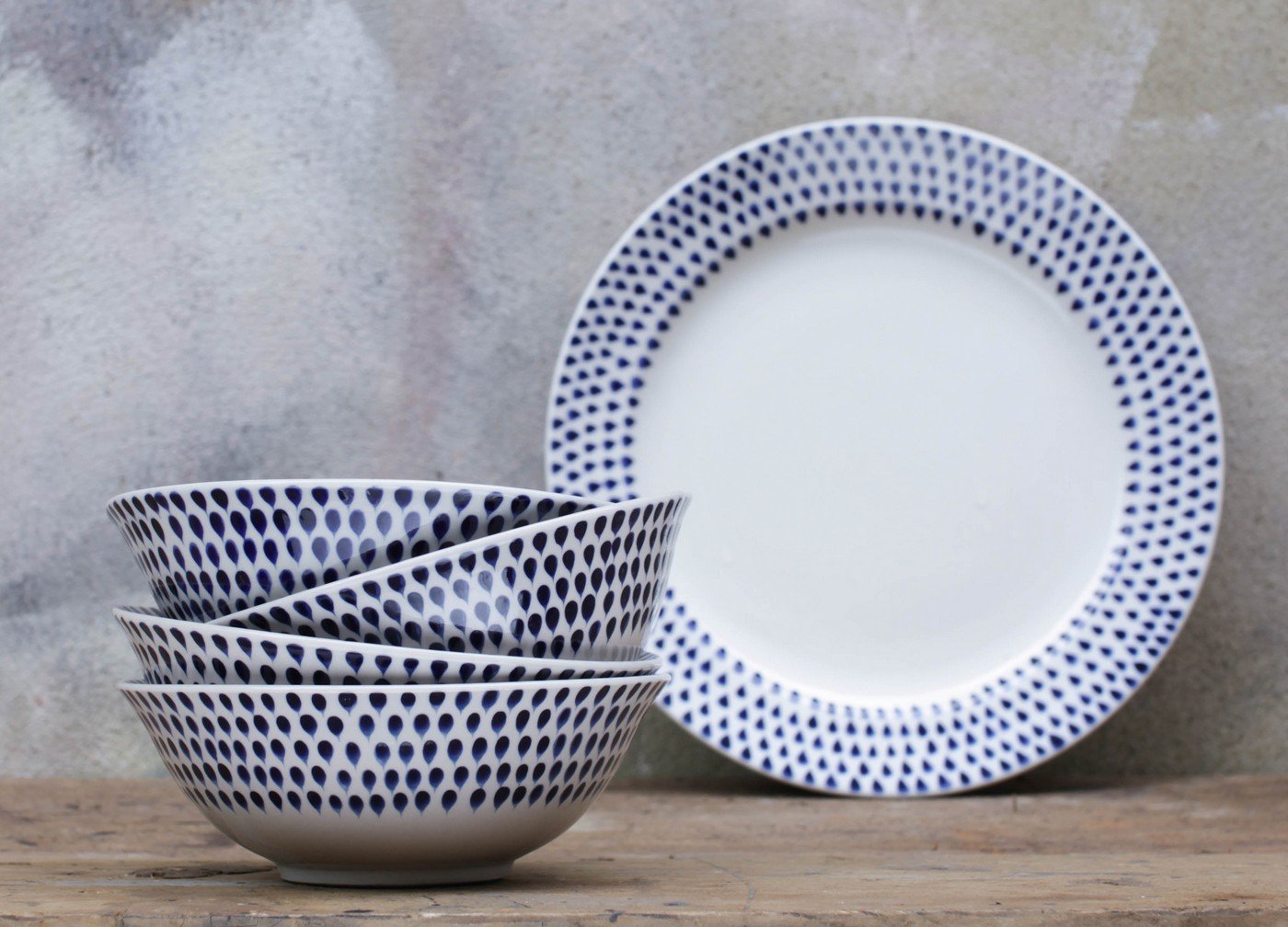 
                  
                    Indigo Drop Cereal Bowl
                  
                