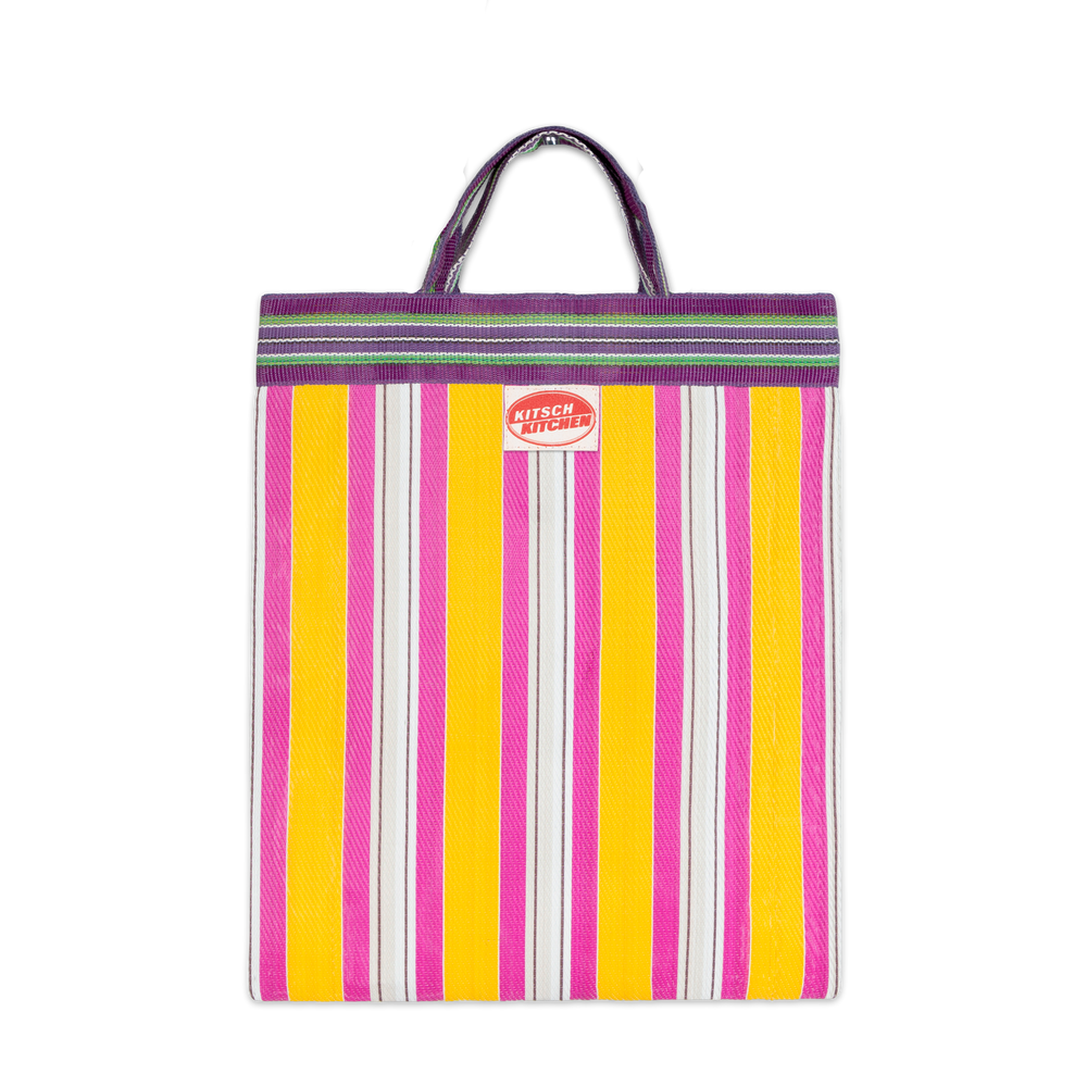 
                  
                    Einkaufstasche mit rosa Streifen
                  
                