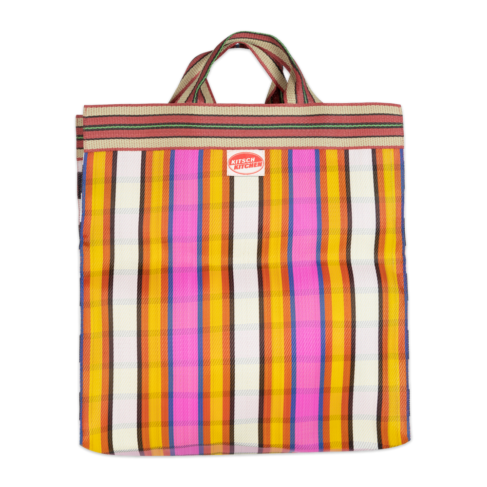 Pink Stripes Shopper Bag