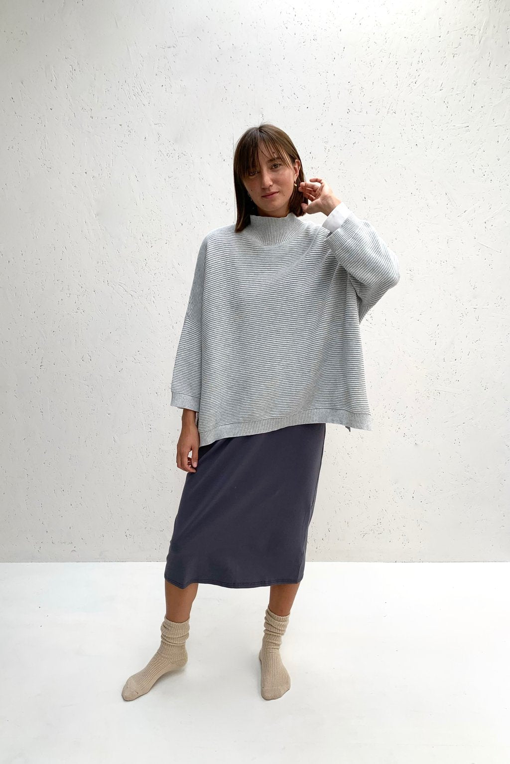 
                  
                    Vicki Pullover, Silber
                  
                