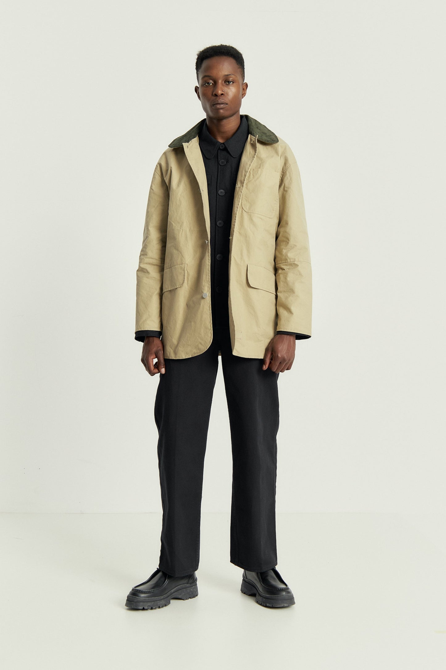 
                  
                    JAMES Wheat Beige Wax Jacket
                  
                