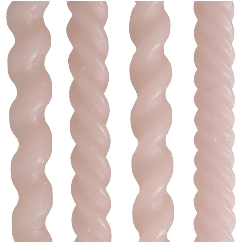 
                  
                    Pink Spiral Candle Set Of 4
                  
                