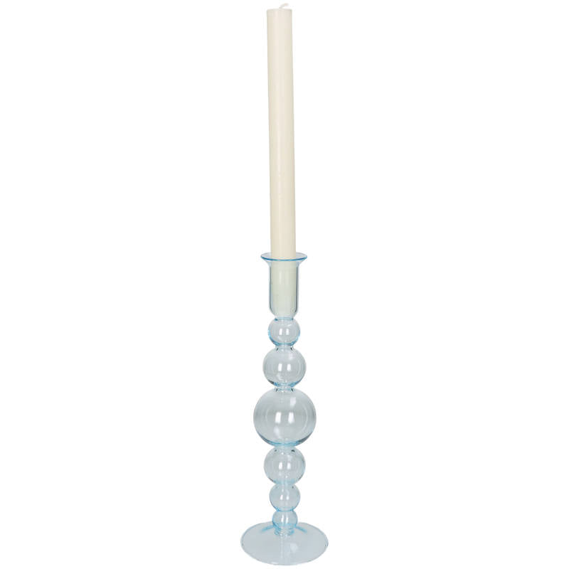 
                  
                    Blue Glass Candle Stick
                  
                
