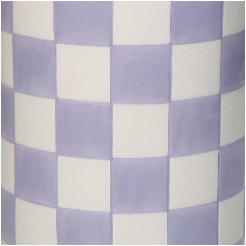 
                  
                    Lilac Check Vase
                  
                